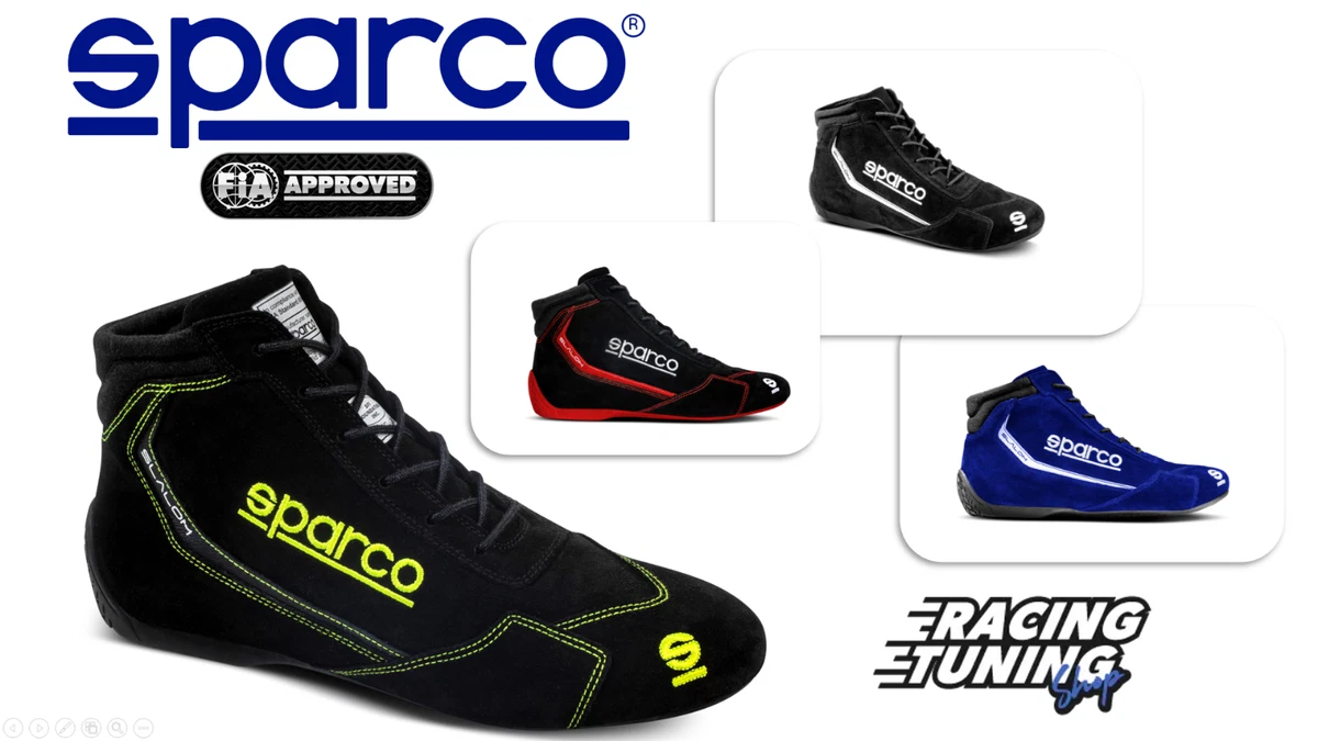 SPARCO NEW SLALOM FIA 8856-2018 SHOES VALID 2032/33