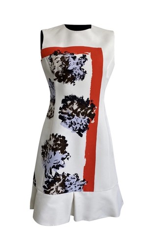 BNWT / Christian Dior Dioriviera Mid-Length Flared Dress Blue | eBay