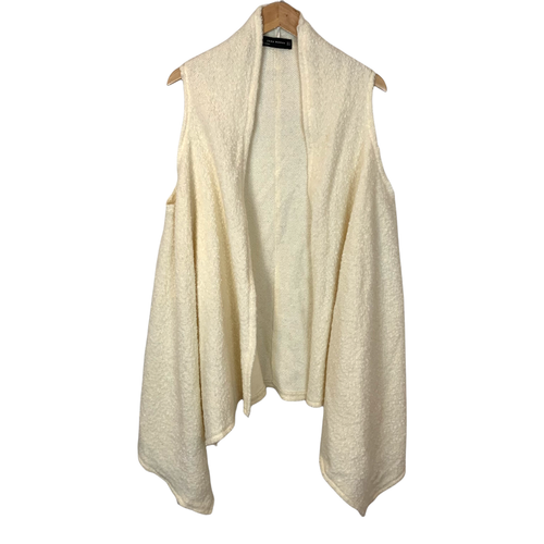 Drapey Oversized Sweater Vest Jacket 