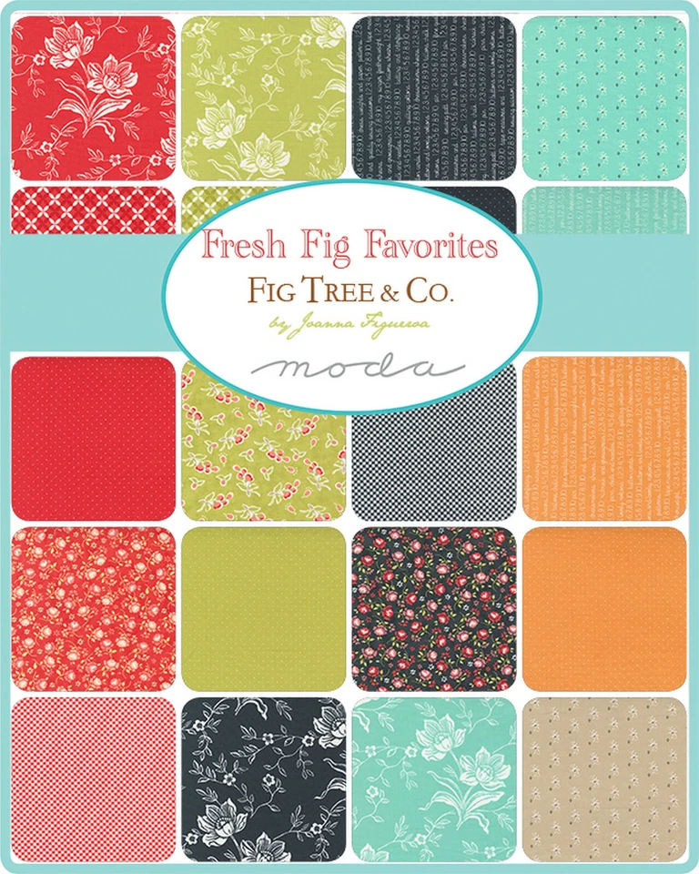 Fresh Fig Favorites Moda Layer Cake 42 100% Cotton 10" Precut Quilt Squares - Image 2 of 2