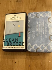 Lot Of/2 Castelbel Soaps Sea Minerals & Ocean Breeze 10.5 oz Made In Portugal
