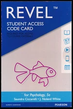 REVEL for Psychology Access Code Card for Psychology Fifth 5th by Ciccarelli