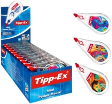 10 Tipp-Ex Korrekturroller Mini Pocket Mouse Dekor,10er Display