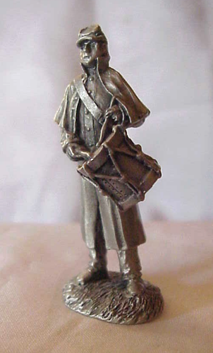 Hudson Fine Pewter Civil War Drummer Figurine USA - Picture 2 of 4