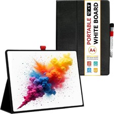 Desk Dry Erase Board,12" X 9" Small White Board,Portable whiteboard