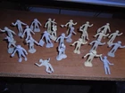 25 Marx Construction Set 54 mm Figures Original
