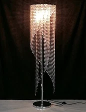 Crystal Floor Lamp, Elegant Rain Lamp, Modern Lava Lamp for Living Room, Bedr...