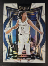 Panini 2025 Select WNBA Tyasha Harris Dallas Wings Concourse White Prizm #95/99