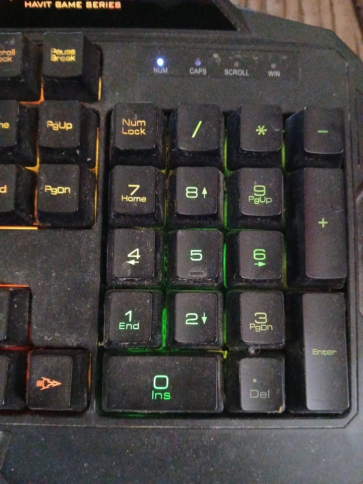 Havit Game Series Magic Eagle RGB Wired USB Keyboard  - Image 3 of 4