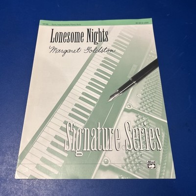 Lonesome Nights Early Intermediate Piano Solo Sheet Music Alfred #18169.