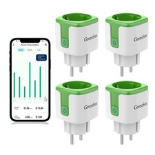WLAN Steckdose Stromverbrauch Energiekostenmesser Timer 2.4GHz mit Alexa/Google