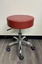 High Stool Nail Beauty Lashes Tattoo Hair Medical Desk Chair Adjustable RED