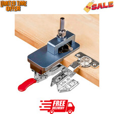 Upgrade 35Mm Concealed Hinge Jig Kit Woodworking Hinge Boring Jig Drilling Guide