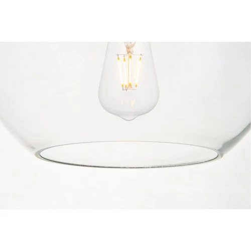 Living District LD2226BR Baxter 5 Light 18.1 inch Brass Pendant Ceiling Light - Picture 3 of 5