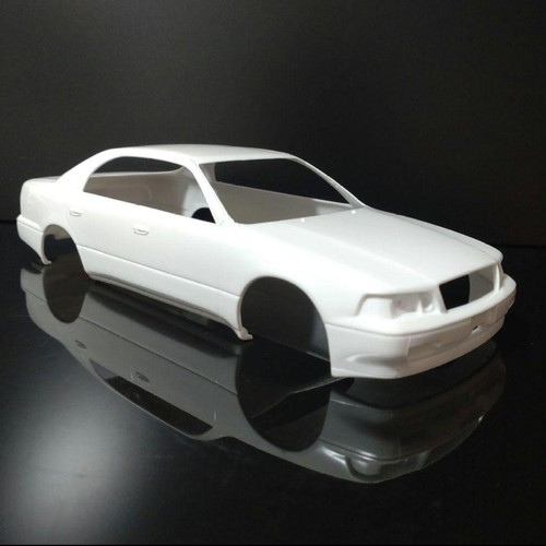 Aoshima 1/24 Tuned Car Model Garson UZS141 Toyota Majesta Plastic Kit - Picture 9 of 13