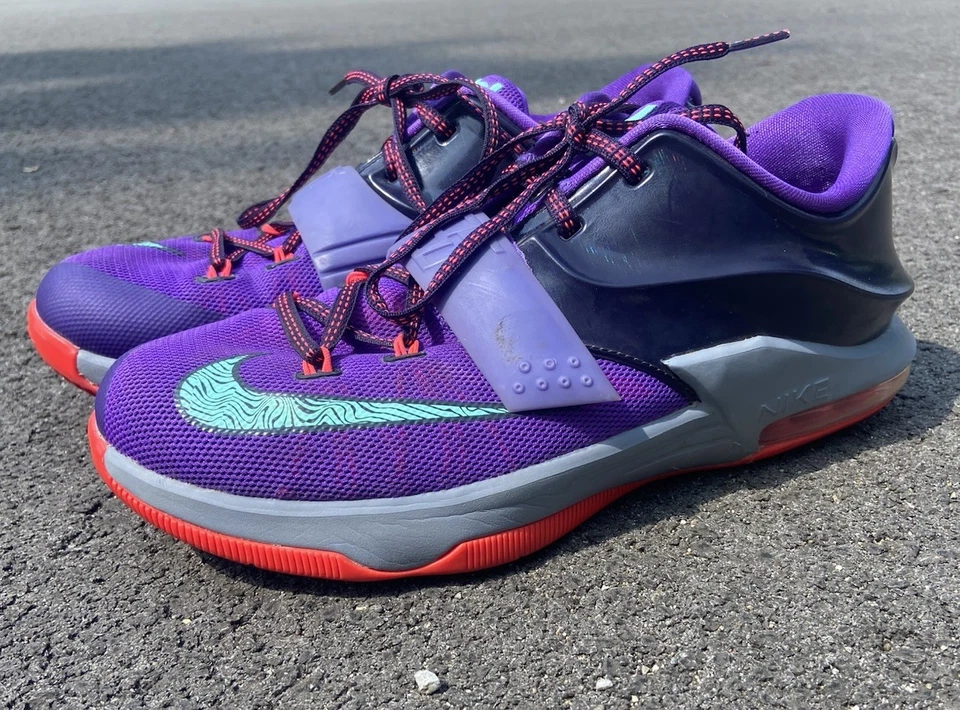 NIKE KD VII туфли фиолетовый 669942-500 молодежи Кевин Дюрант размер 6,5 молодежи KD 7 - Изображение 3 из 4