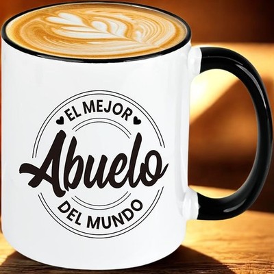 El Mejor Abuelo Mug Spanish Grandpa Gift Fathers Day Birthday Coffee Cup