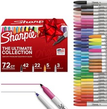 Sharpie Permanent Ultra Fine And Fine Tip Markers Great Assorted Colors 72 Count