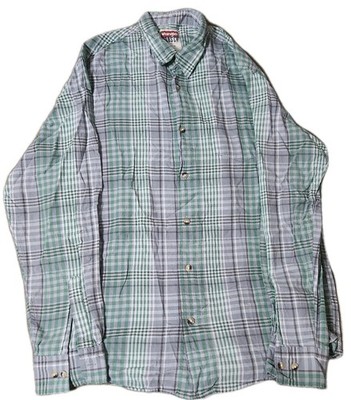 Wrangler Multicolor Long Sleeve Plaid Shirt Button Down Western Mens Large 29x23