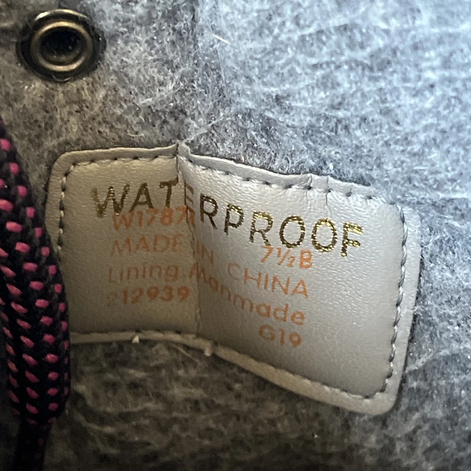 Cole Haan ZeroGrand ботинки женщин Sz 7.5B серый шерсти водонепроницаемый туризм ботинок - Изображение 2 из 4