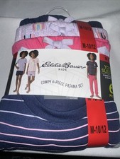 Eddie Bauer Girls Pajama Set 6-Piece Soft Cozy Kids Sleepwear Tops  Bottoms