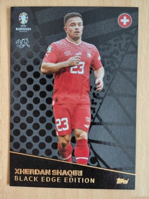 Topps Match Attax UEFA Euro EM 2024 Xherdan Shaqiri Black Edge Edition BE9