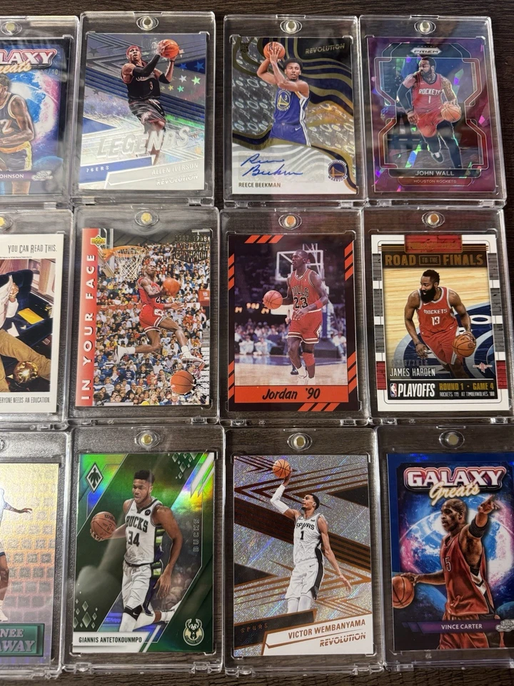 Lote de tarjetas coleccionables de la NBA Jordan Kobe Bryant Magic Johnson Vince Carter/99 Foto 2 de 3