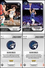 (2) 2026 Panini Instant WNBA Olivia Miles ROOKIE CARDS SP Lynx #7 & #60 RC 🔥