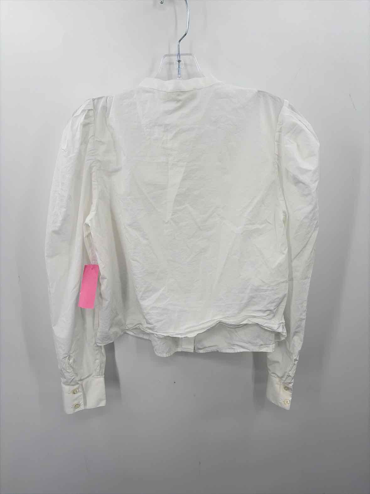 Pre-Owned Frame White Size Medium Button Down - image 2