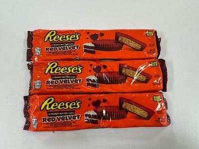 Reese's Valentine s Red Velvet Peanut Butter Cups, 2.8 oz KING SIZE 12 Cups
