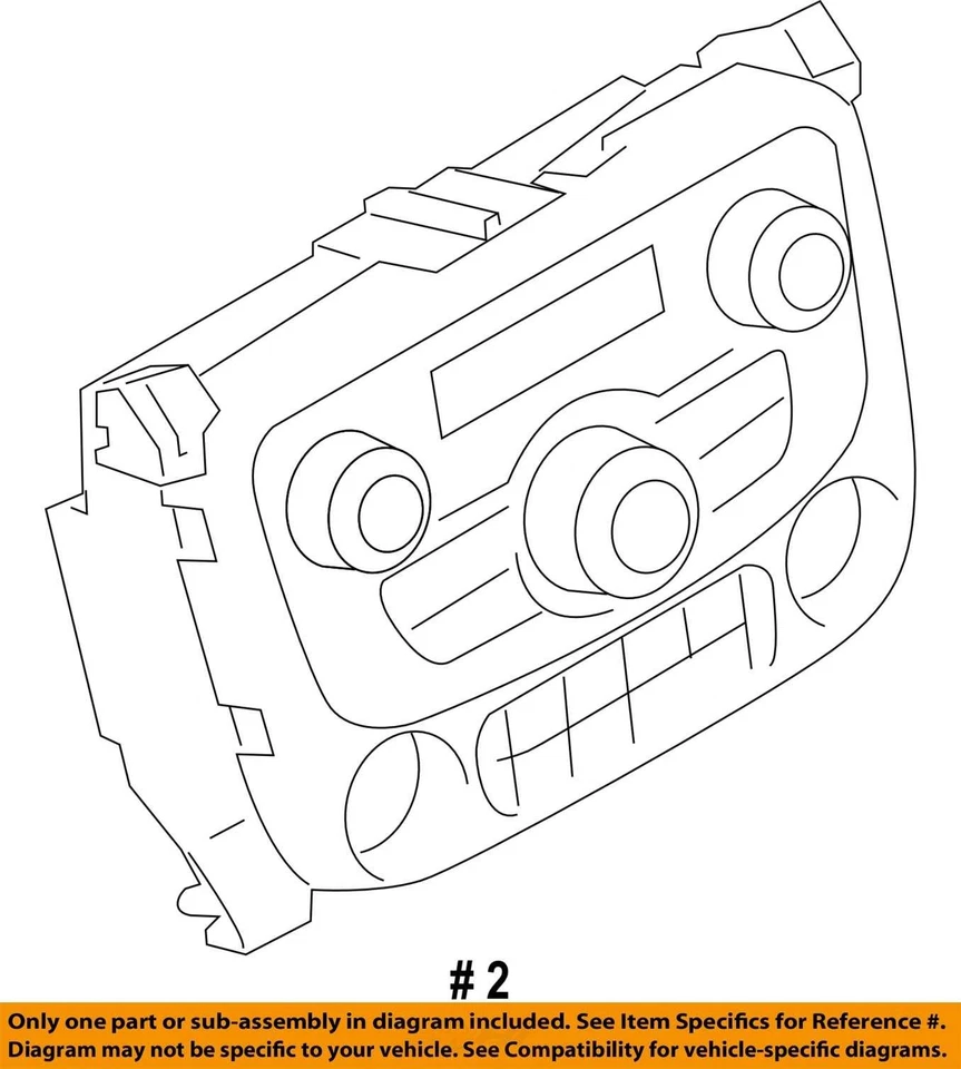 Temperature Control Heated Rear Seats Fits 10-15 JAGUAR XJ 764395 - Image 3 of 4
