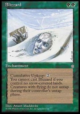 Blizzard - Light Play MTG Ice Age