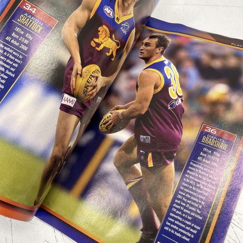 ORIGINAL RETRO AFL Football Footy Grand Final Record 2002 Brisbane Collingwood - Imagen 7 de 10