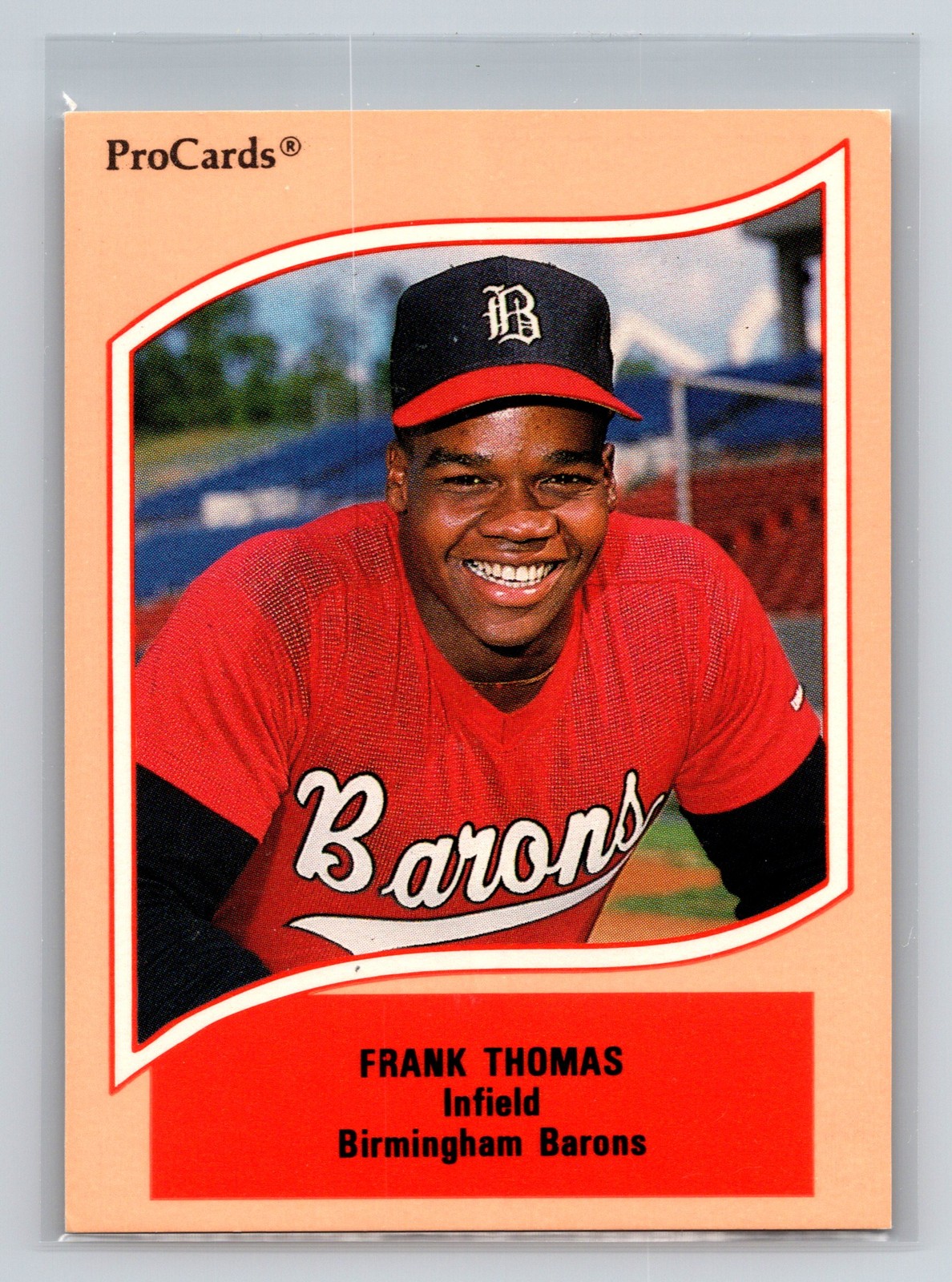 1990 ProCards A and AA - Frank Thomas #46 - Barons