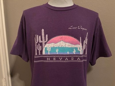 Vintage 90 s Las Vegas Nevada Desert Mountains Nature T-shirt XL