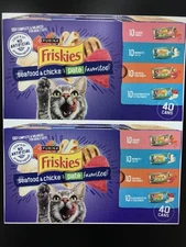 Prions Friskies Seafood Chicken Pate Cat Food 5.5-oz Can, Case Of 80