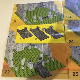 6080 Legoland Castle Instruction Booklet Only