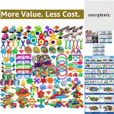 400pcs Party Favors for Kids 8-12 4-8 3-5, Goodie Bags Stuffers,Pinata Stuffe...