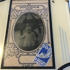 ANTIQUE ART DECO FRAME WORLDS FAIR MICKEY MOUSE CHILD STAMP SOUVENIR RARE READ — photo 4