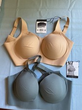 TWO BrandNew Evelyn  Bobbie Beyond Seamless Wireless Bras 1 Sand  1 Celestine