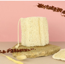Éponge Loofah naturelle bio gommage-exfoliation pour soins et douceur de la peau