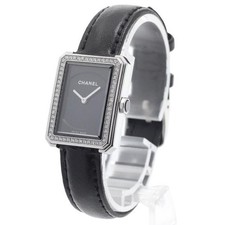 CHANEL BOY.FRIEND H4883 22mm SS Black #C28675