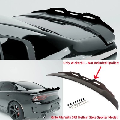 For DODGE Charger 11-24 (Only Wickerbill) Add-on SRT Hellcat Style Trunk Spoiler