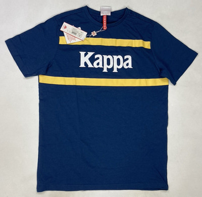 Kappa Logo Graphic T-shirt Men Medium Blue Short Sleeve