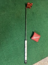 TaylorMade Spider Mallet Putter Steel Shaft SuperStroke Grip Headcover Red
