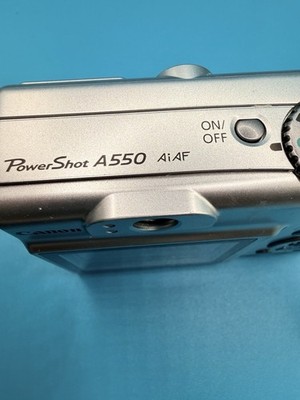 Canon Digital Camera PowerShot A550 7.1MP Silver 4x Optical Zoom