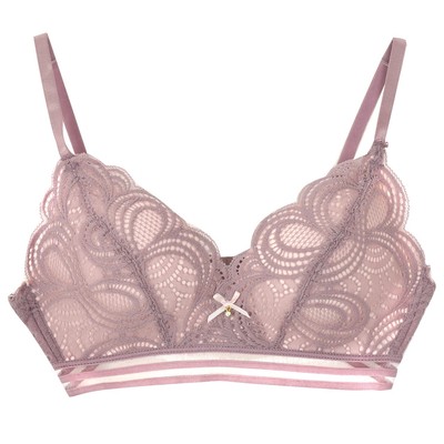 Neu BH-Sets dreieckig dünne Form Cup Blumen Damen Unterwäsche Mode 5127