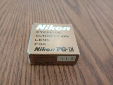 NIKON 1.0 Eyepiece Correction Lens For Nikon FG  EM  F-501 In Genuine Box