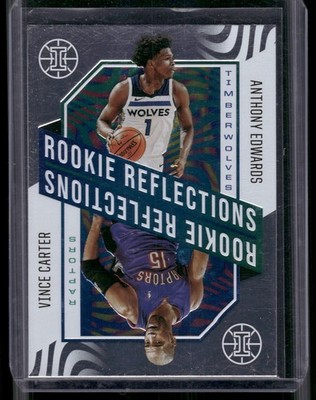 2020-21 Panini Illusions #13 Vince Carter / Anthony Edwards Rookie Reflections
