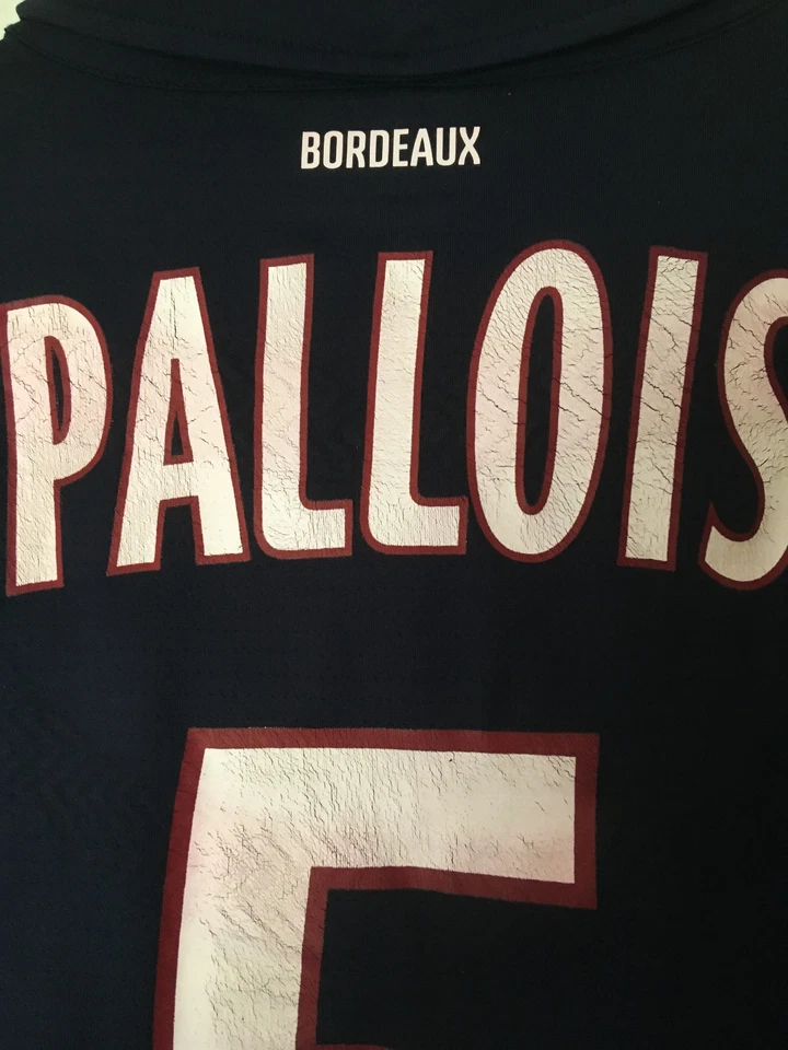 Maillot Girondins de Bordeaux porté par Nicolas PALLOIS - L - saison 2014 - Photo 3/4